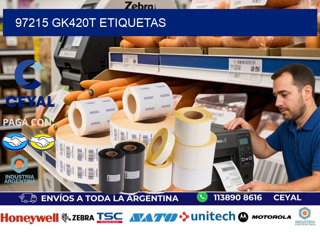 97215 GK420T etiquetas