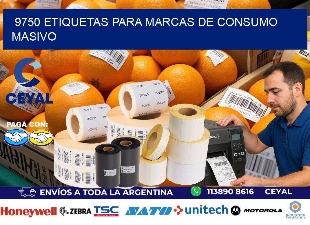 9750 Etiquetas para marcas de consumo masivo