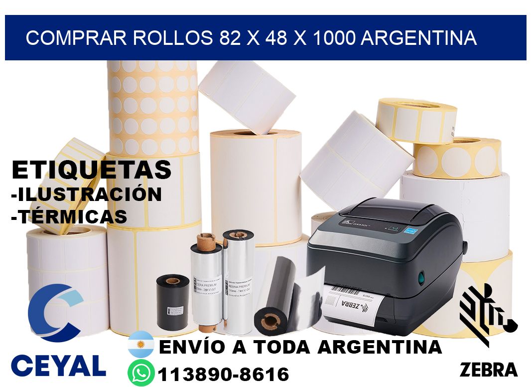 Comprar Rollos 82 x 48 x 1000 argentina