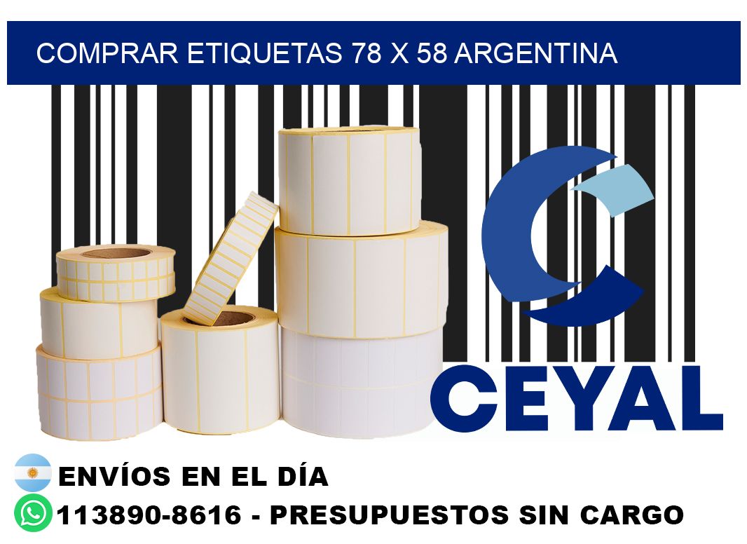 Comprar etiquetas 78 x 58 argentina