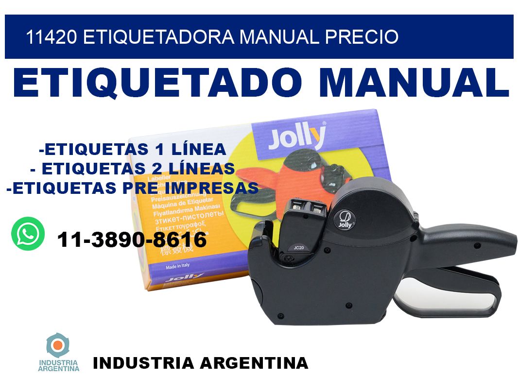 11420 etiquetadora manual precio
