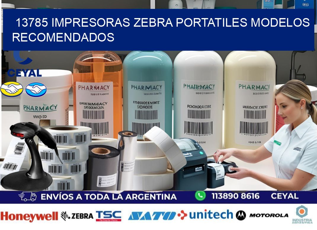 13785 impresoras zebra portatiles modelos recomendados