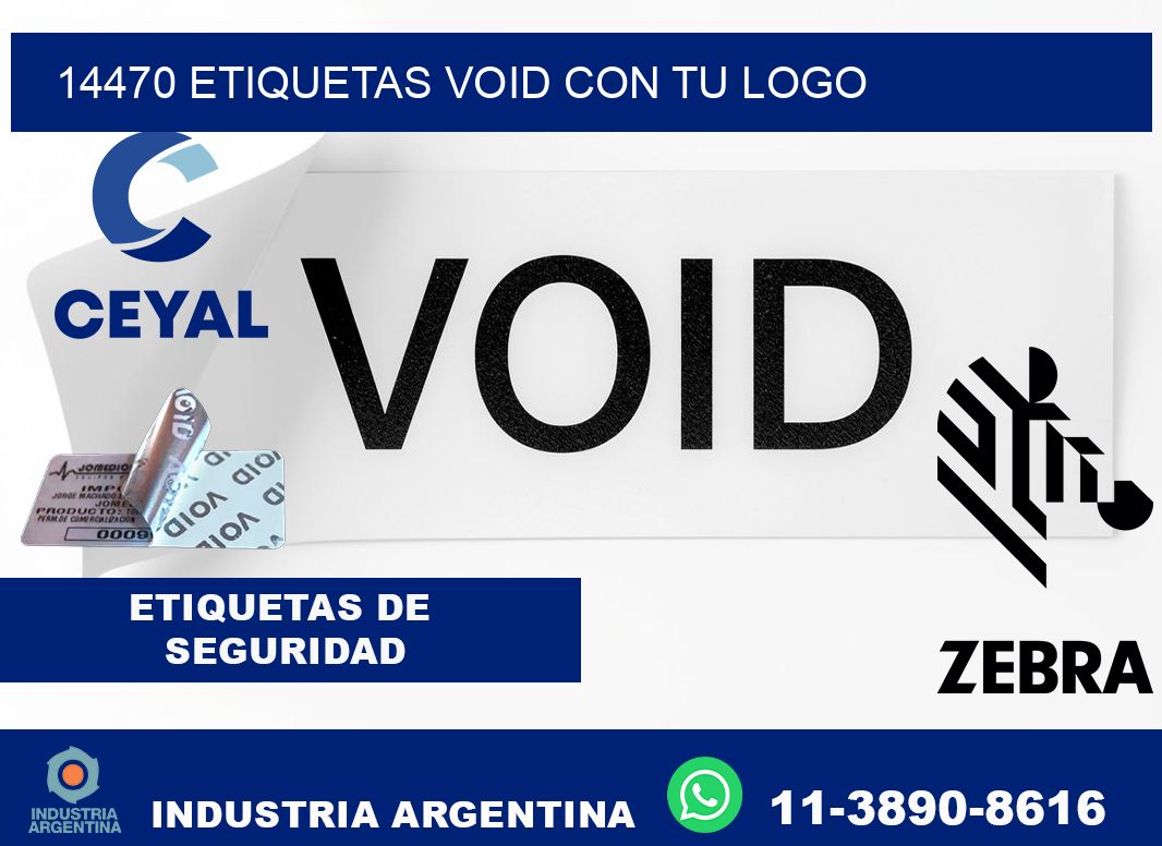 14470 etiquetas void con tu logo