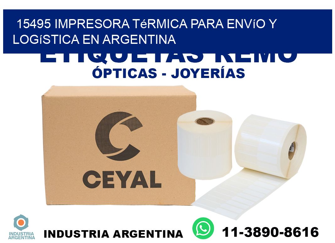15495 impresora térmica para envío y logística en Argentina
