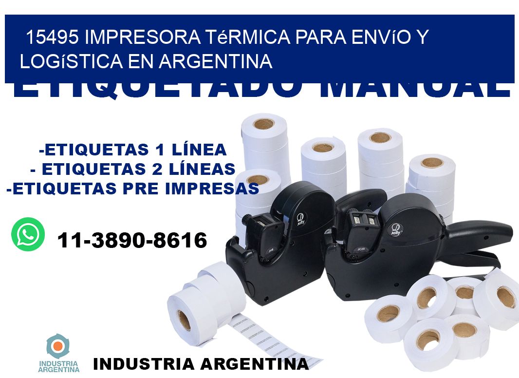 15495 impresora térmica para envío y logística en Argentina