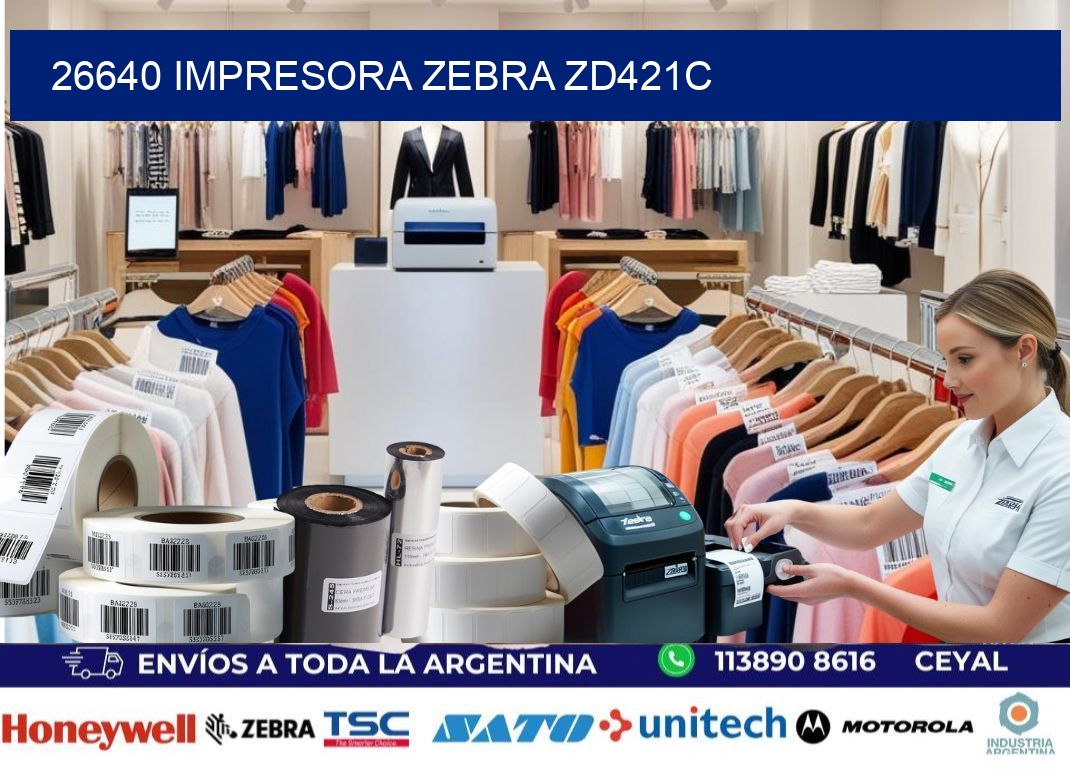 26640 Impresora Zebra zd421c