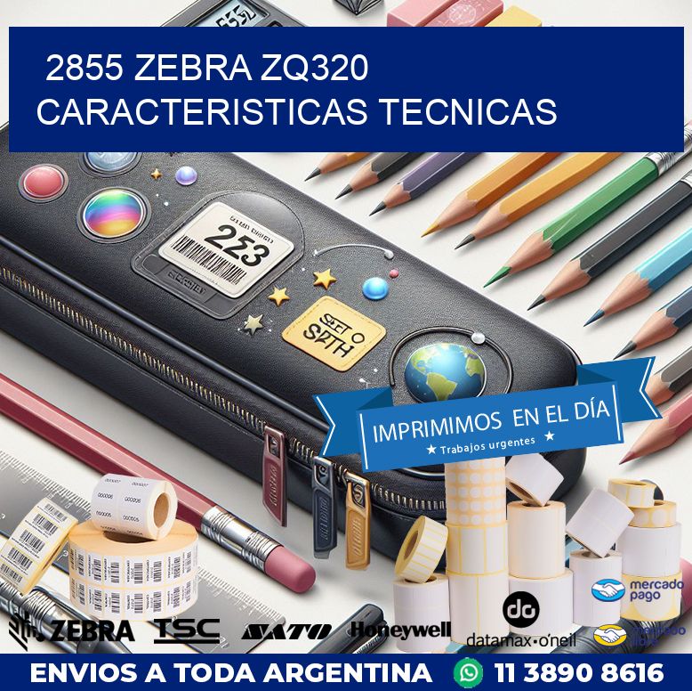 2855 zebra zq320 caracteristicas tecnicas