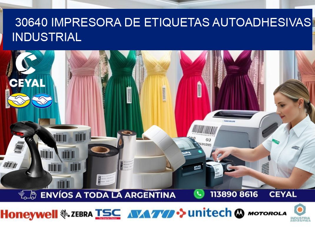30640 Impresora de etiquetas autoadhesivas industrial