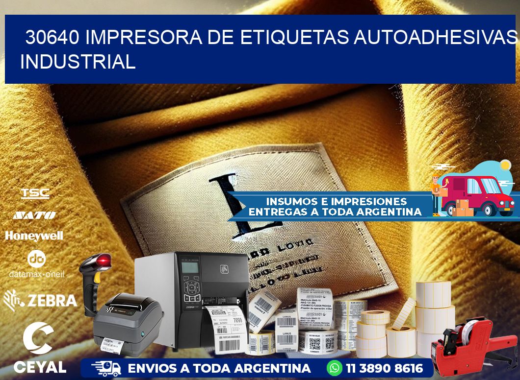 30640 Impresora de etiquetas autoadhesivas industrial
