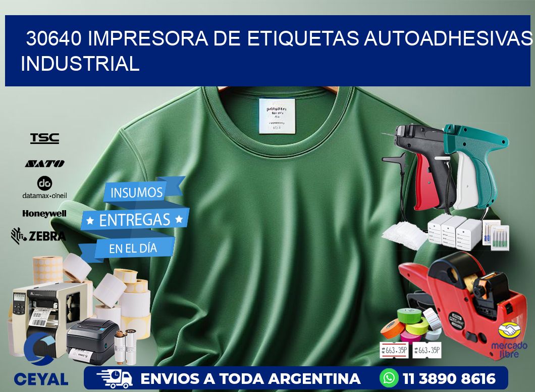 30640 Impresora de etiquetas autoadhesivas industrial