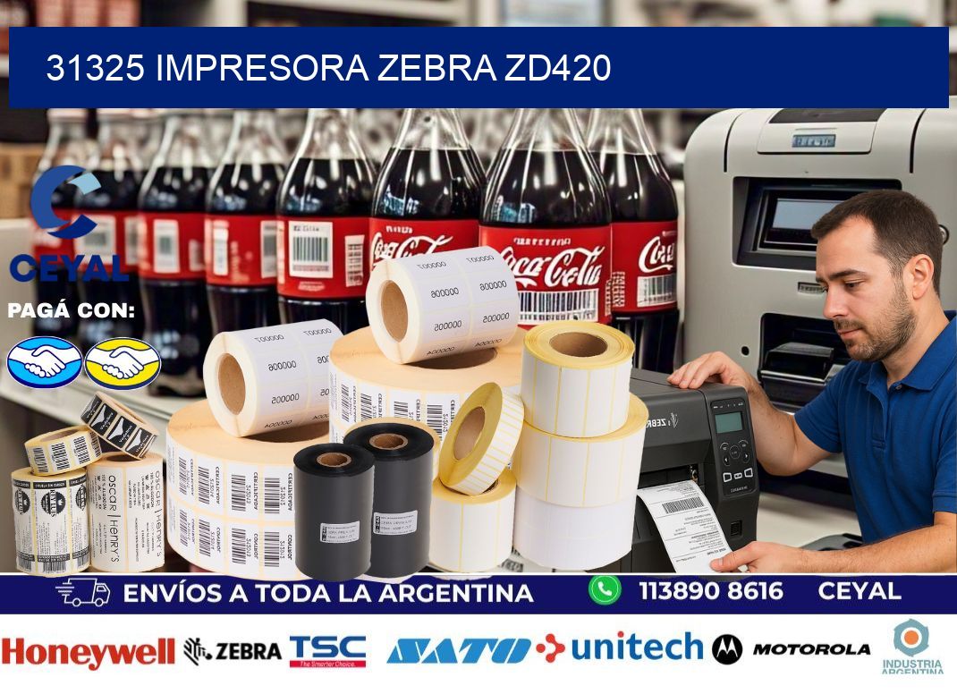 31325 Impresora Zebra ZD420