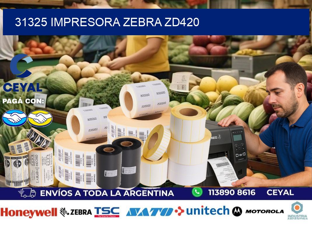 31325 Impresora Zebra ZD420