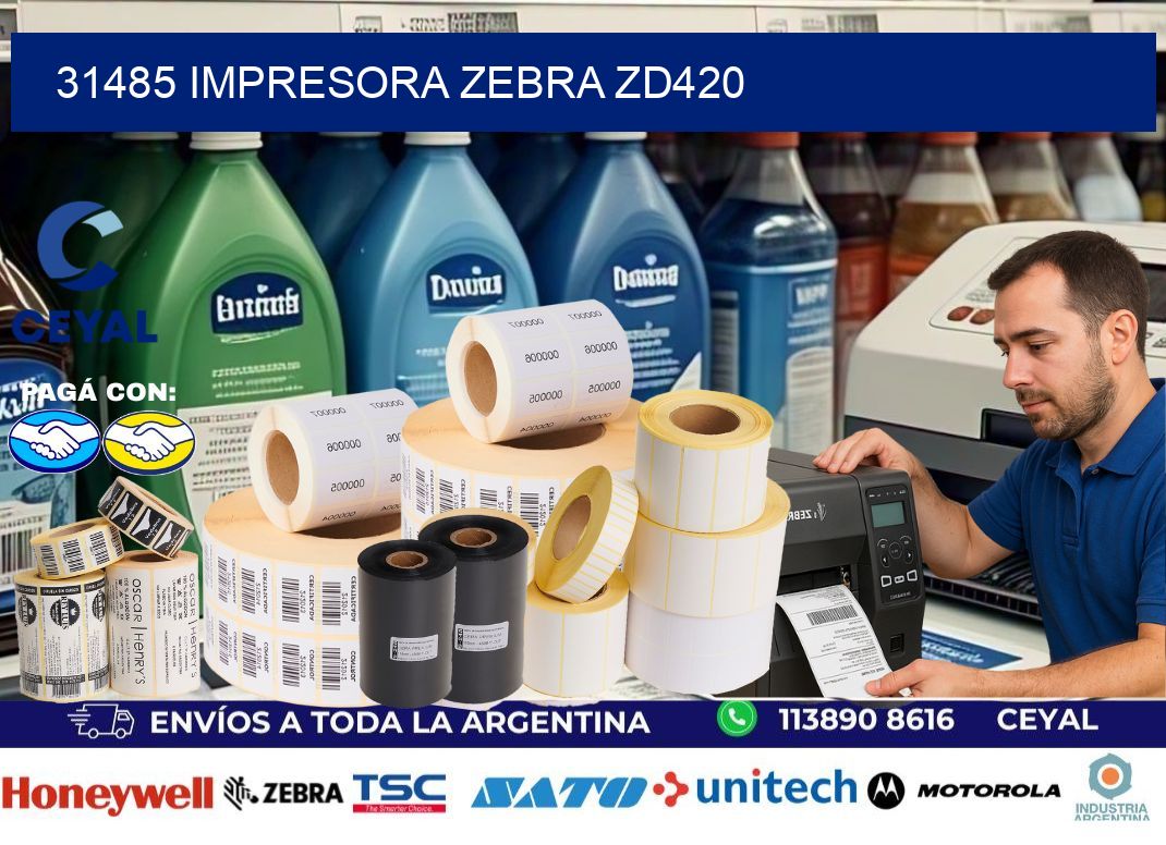 31485 Impresora Zebra ZD420