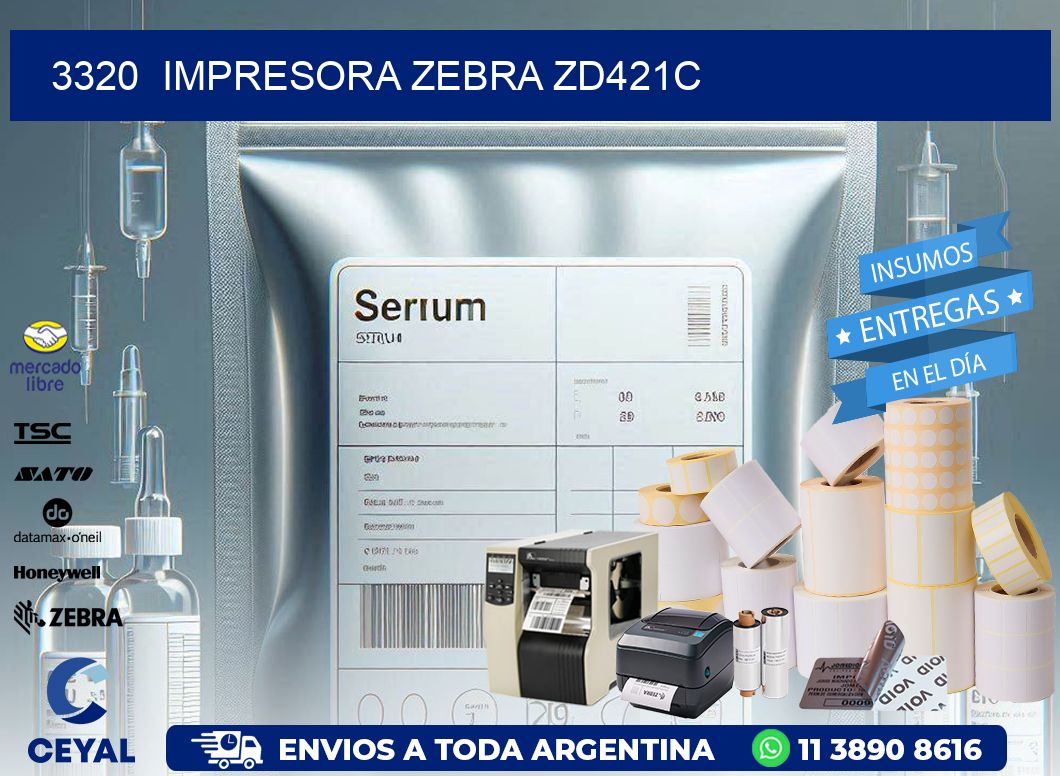 3320  Impresora Zebra zd421c