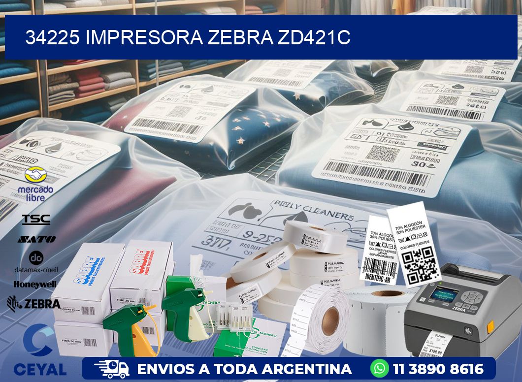 34225 Impresora Zebra zd421c