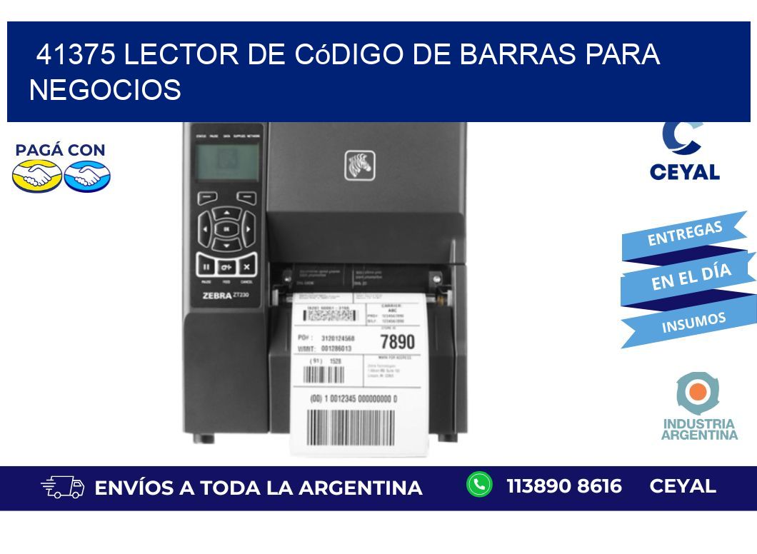 41375 Lector de código de barras para negocios