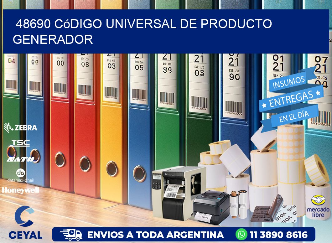 48690 Código universal de producto generador