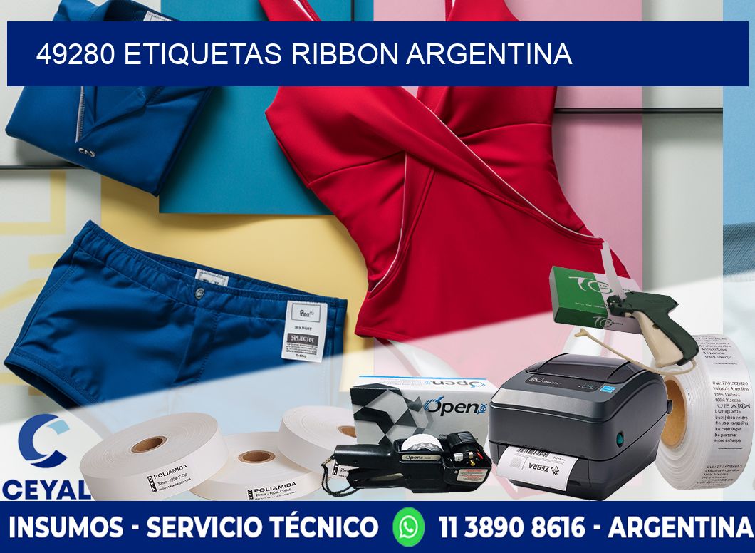 49280 etiquetas ribbon argentina