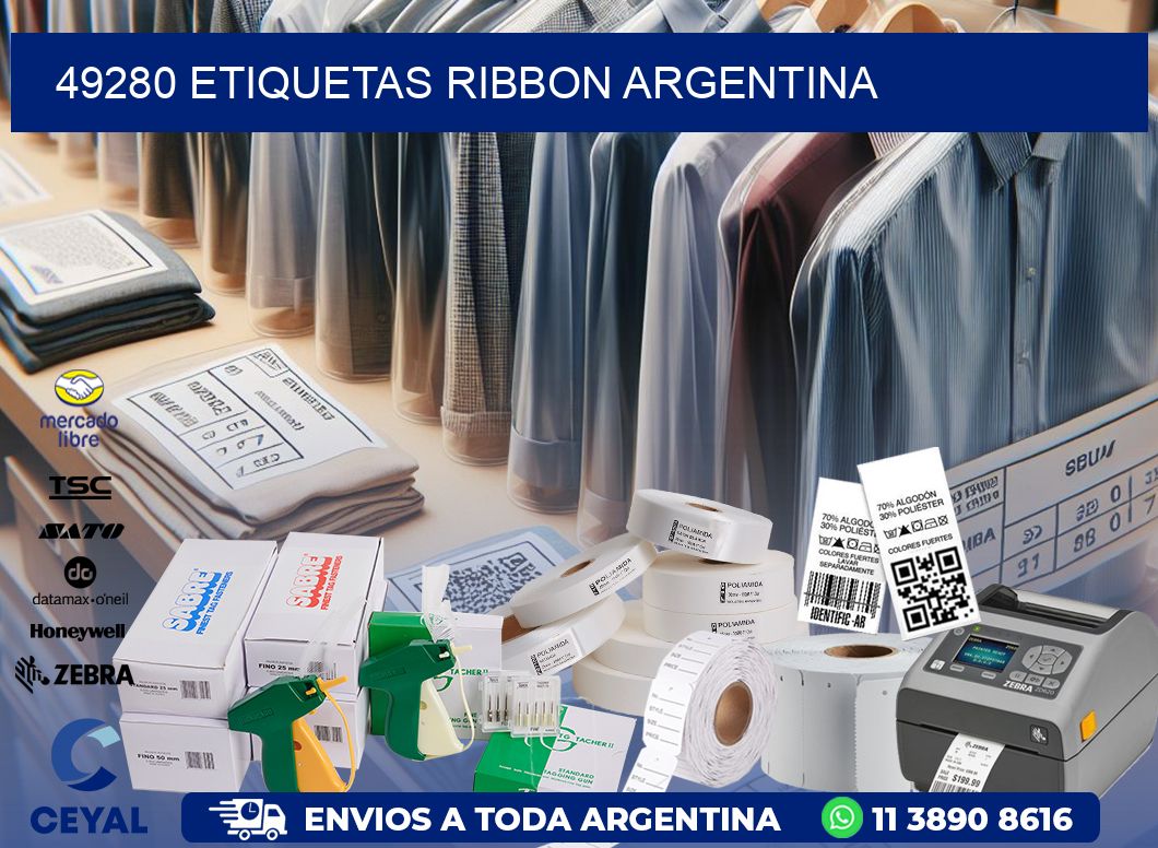 49280 etiquetas ribbon argentina
