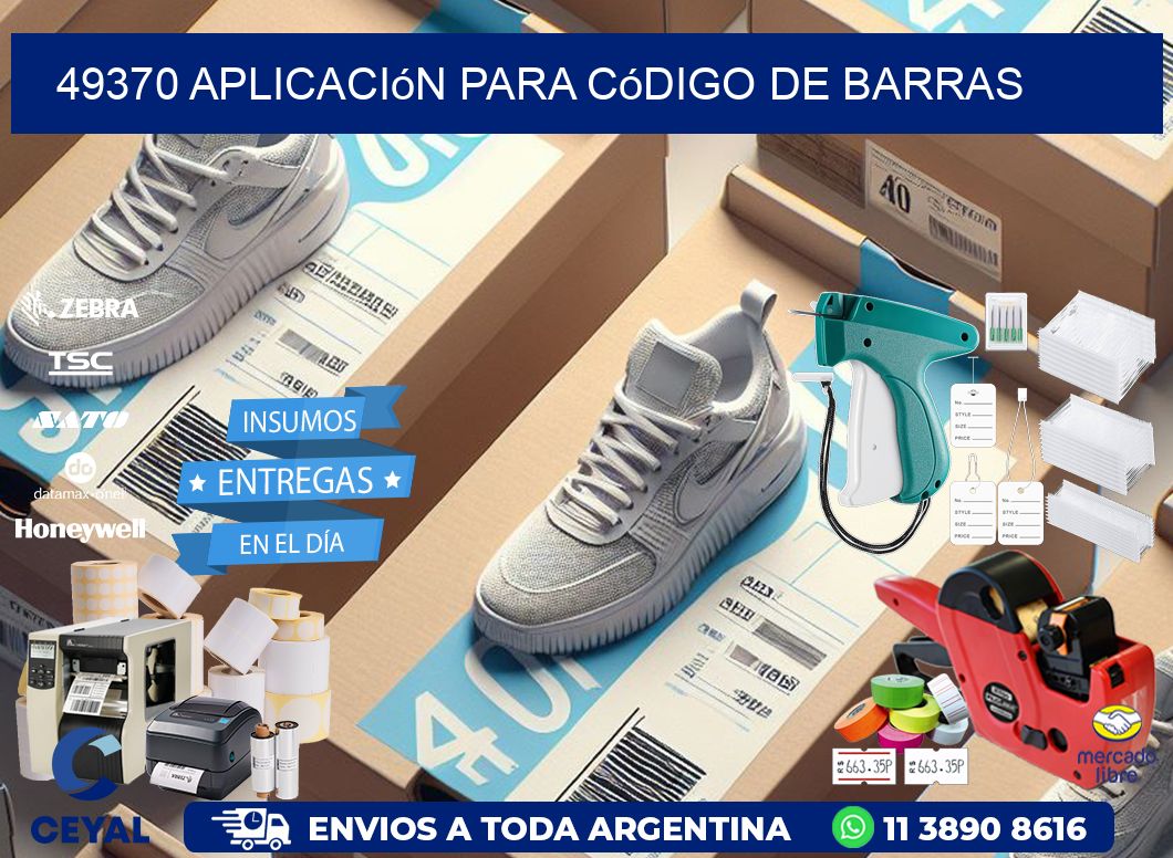49370 Aplicación para código de barras