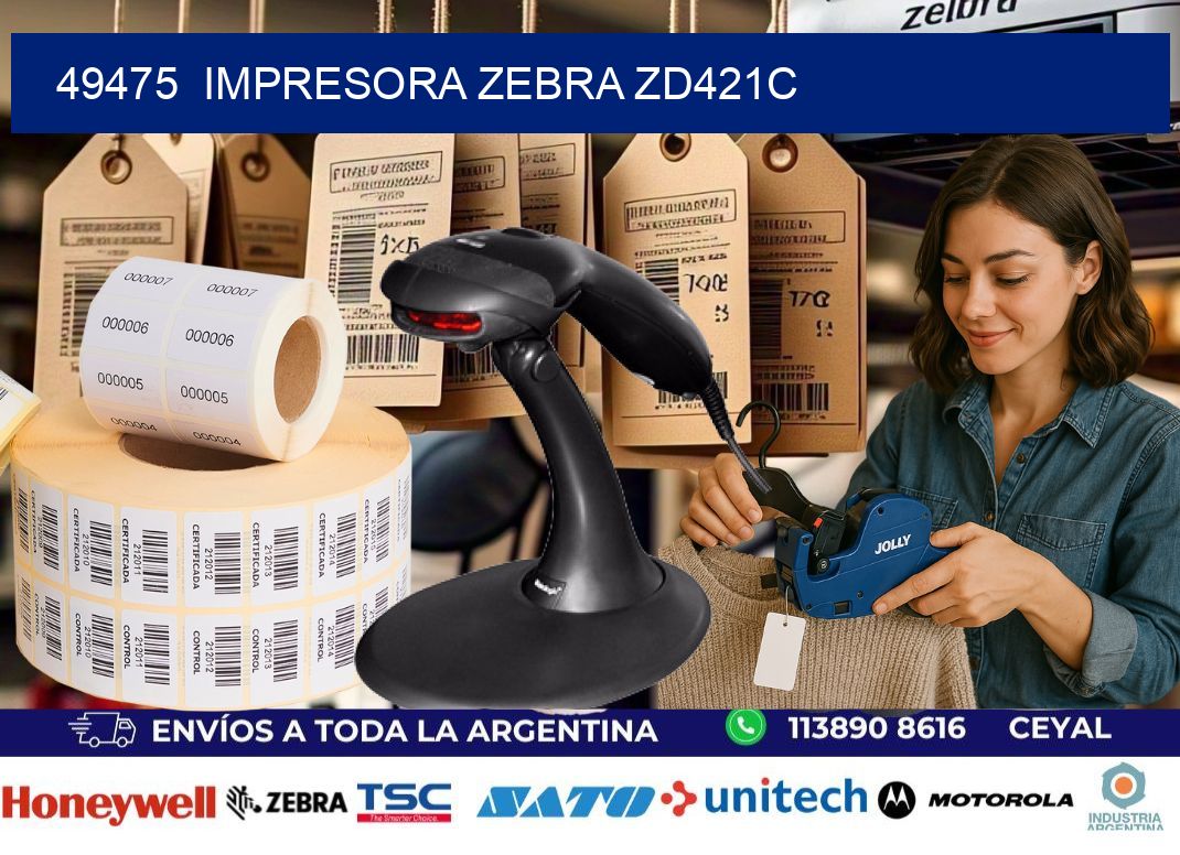 49475  Impresora Zebra zd421c