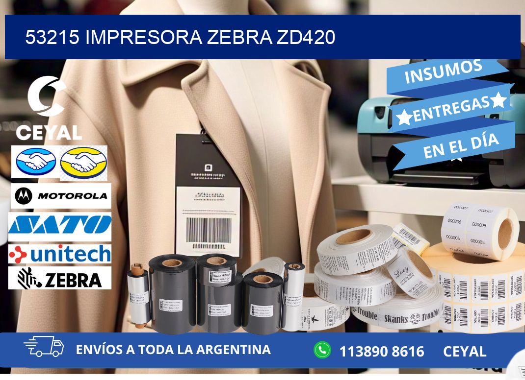 53215 Impresora Zebra ZD420
