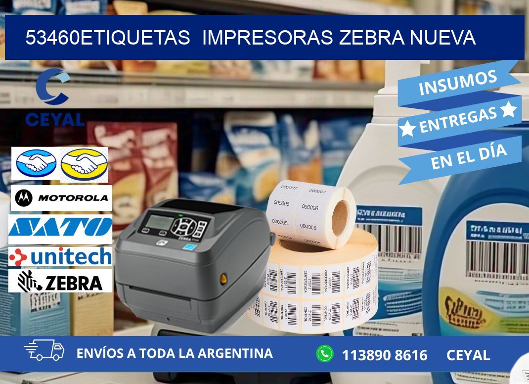 53460etiquetas  impresoras zebra nueva