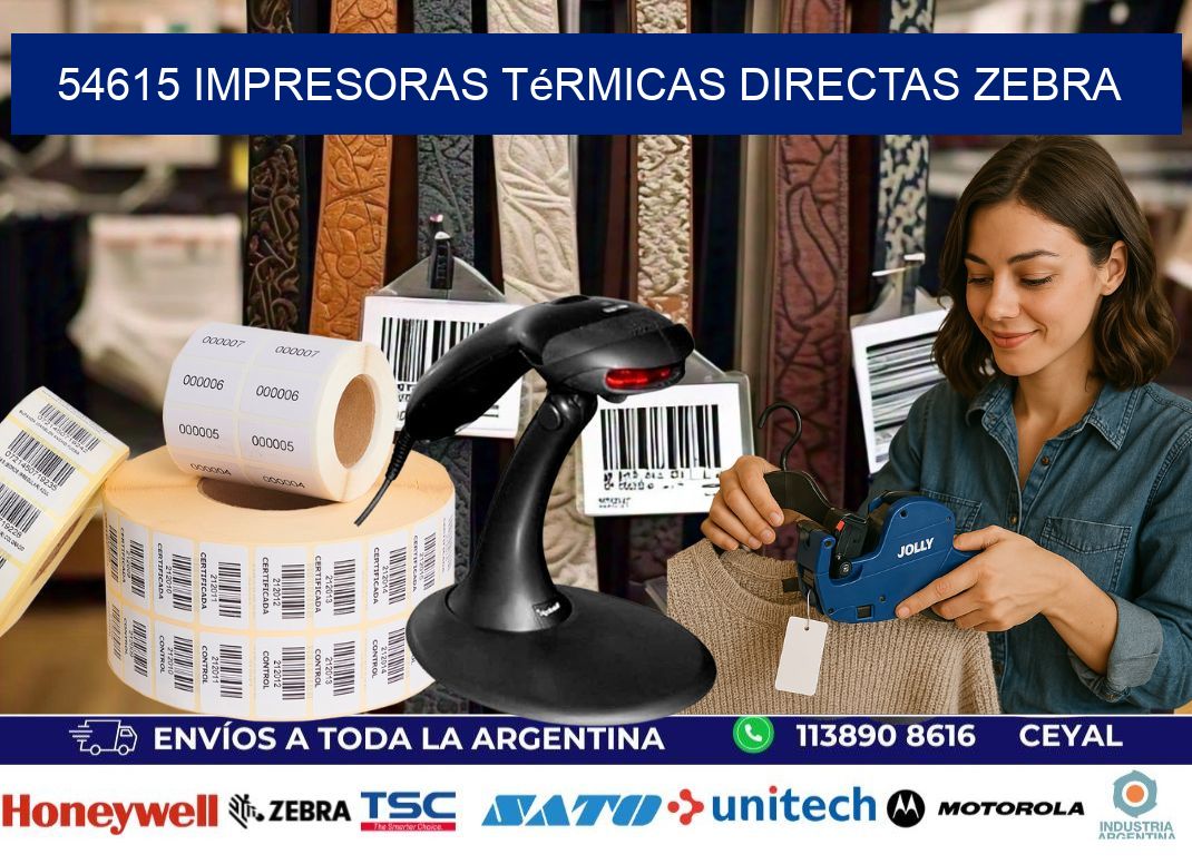 54615 impresoras térmicas directas zebra