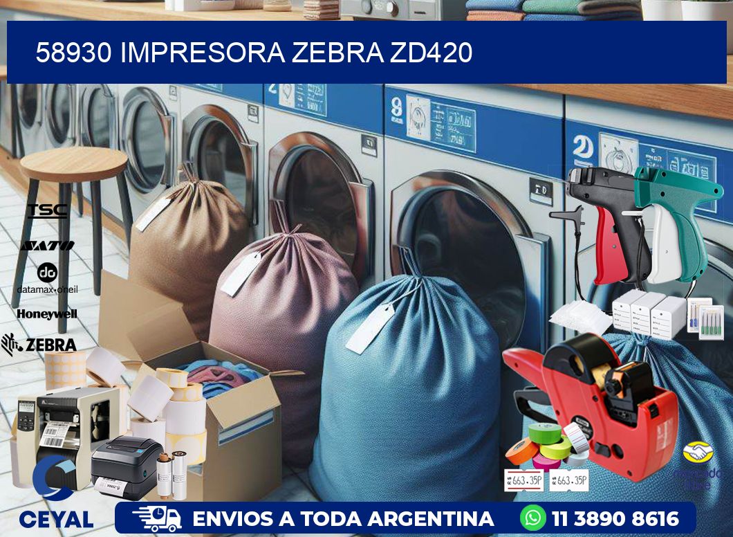 58930 Impresora Zebra ZD420