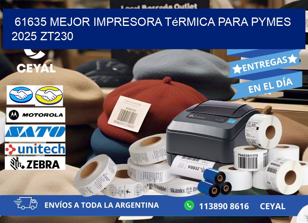 61635 mejor impresora térmica para pymes 2025 ZT230