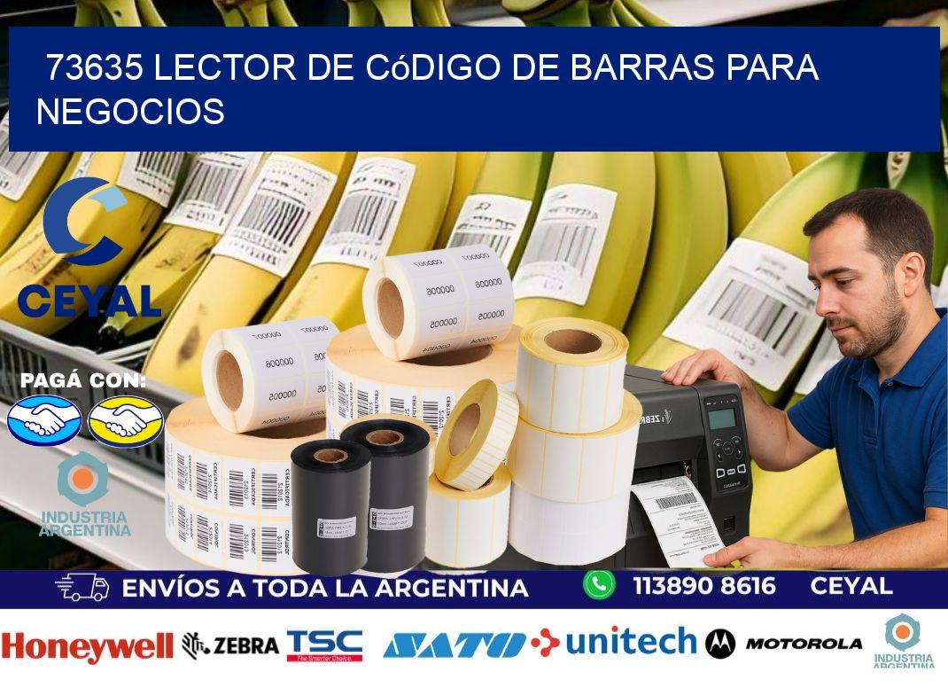 73635 Lector de código de barras para negocios