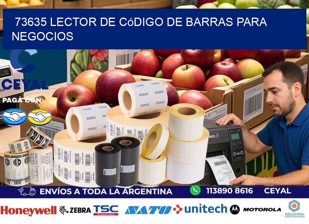 73635 Lector de código de barras para negocios