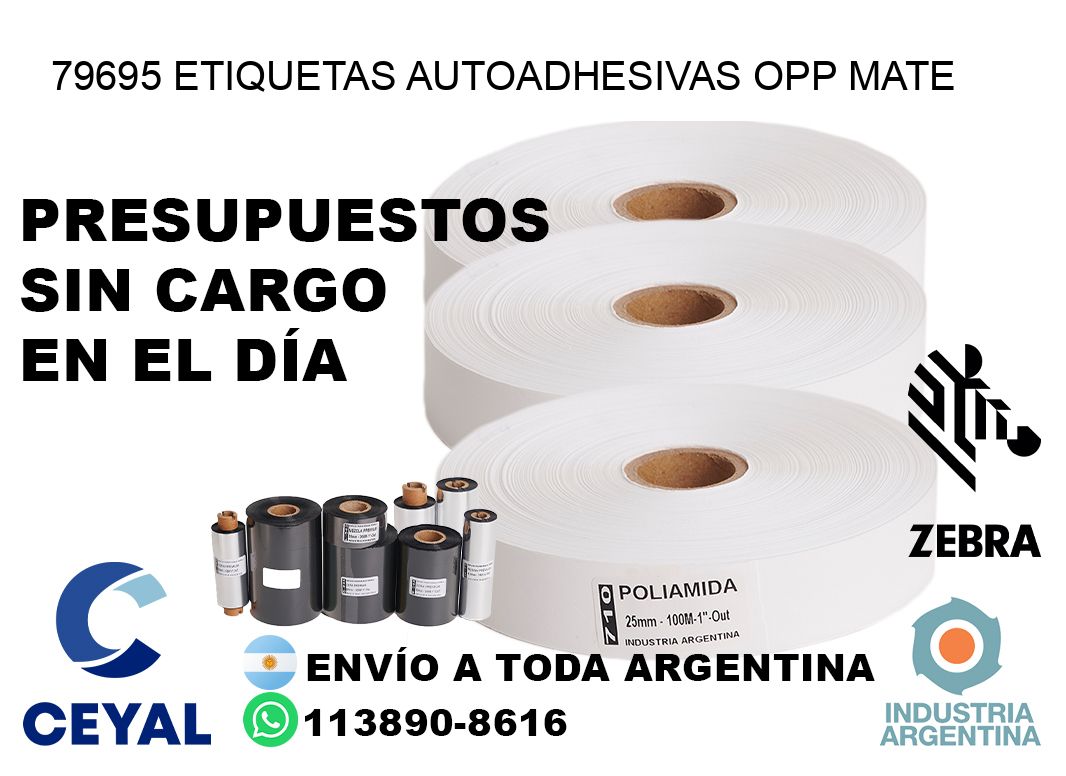 79695 etiquetas autoadhesivas Opp Mate