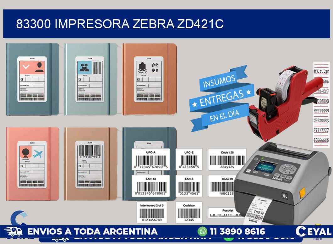 83300 Impresora Zebra zd421c
