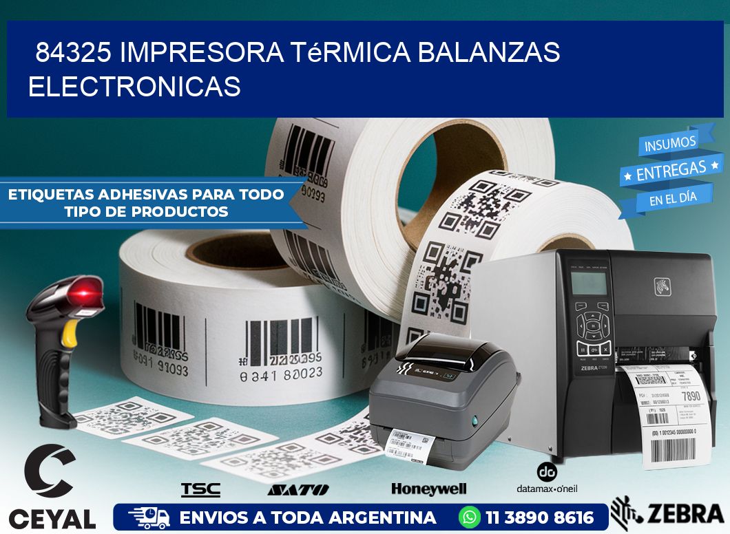 84325 impresora térmica balanzas electronicas