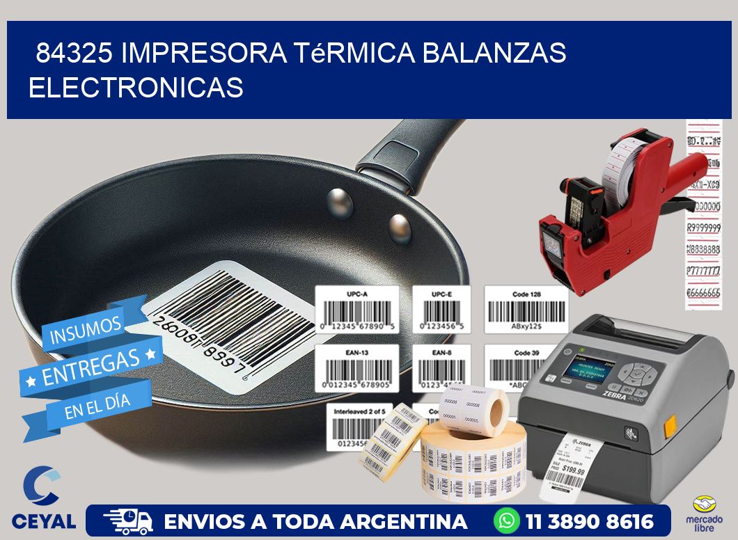 84325 impresora térmica balanzas electronicas