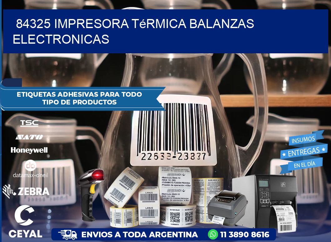 84325 impresora térmica balanzas electronicas