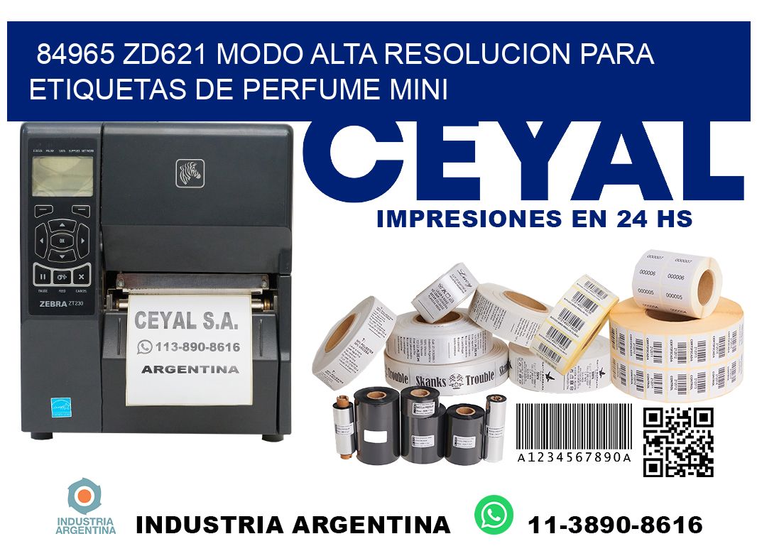 84965 zd621 modo alta resolucion para etiquetas de perfume mini