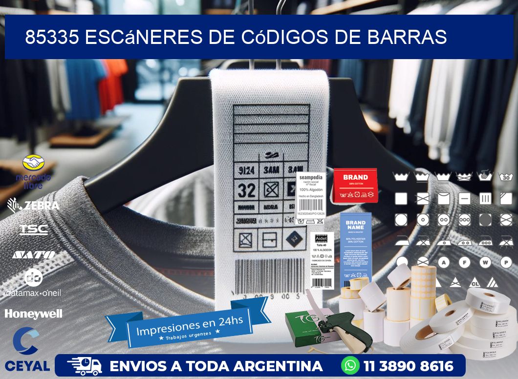 85335 Escáneres de códigos de barras