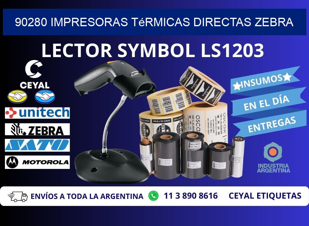 90280 impresoras térmicas directas zebra