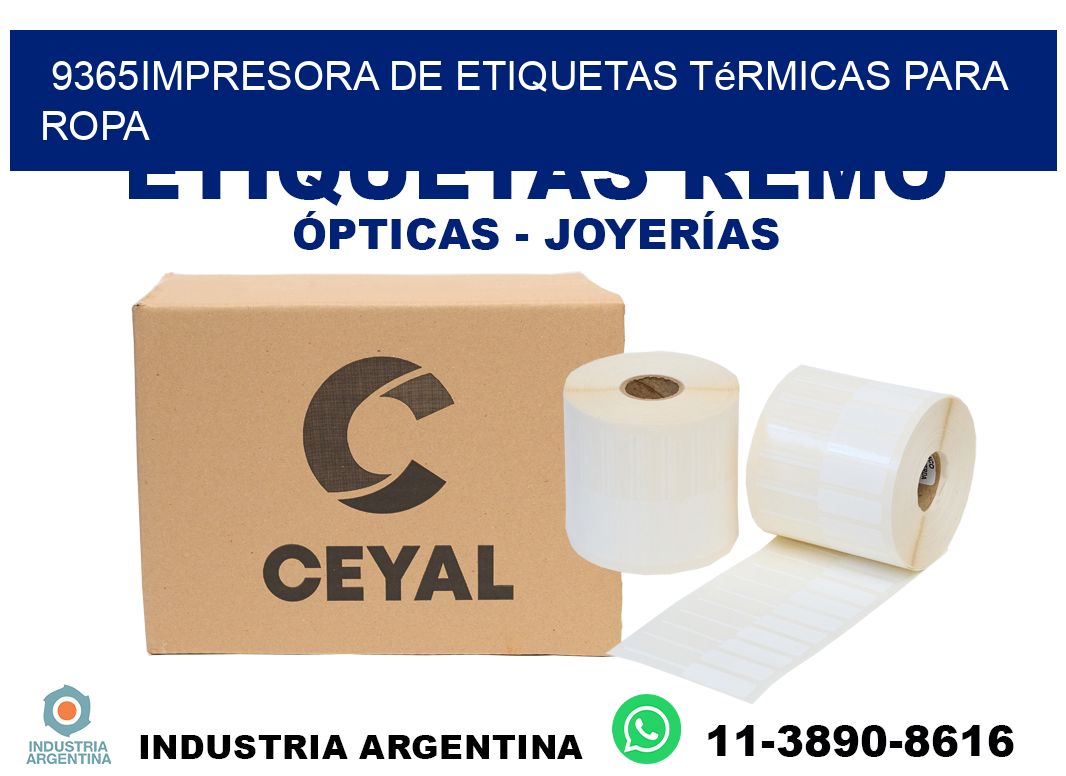 9365impresora de etiquetas térmicas para ropa