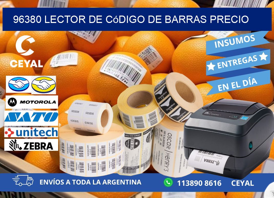 96380 Lector de código de barras precio