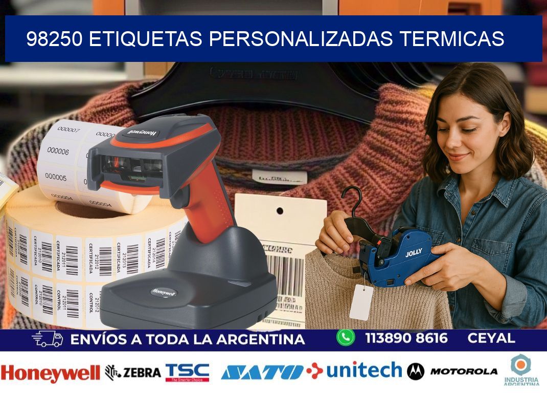 98250 Etiquetas personalizadas termicas