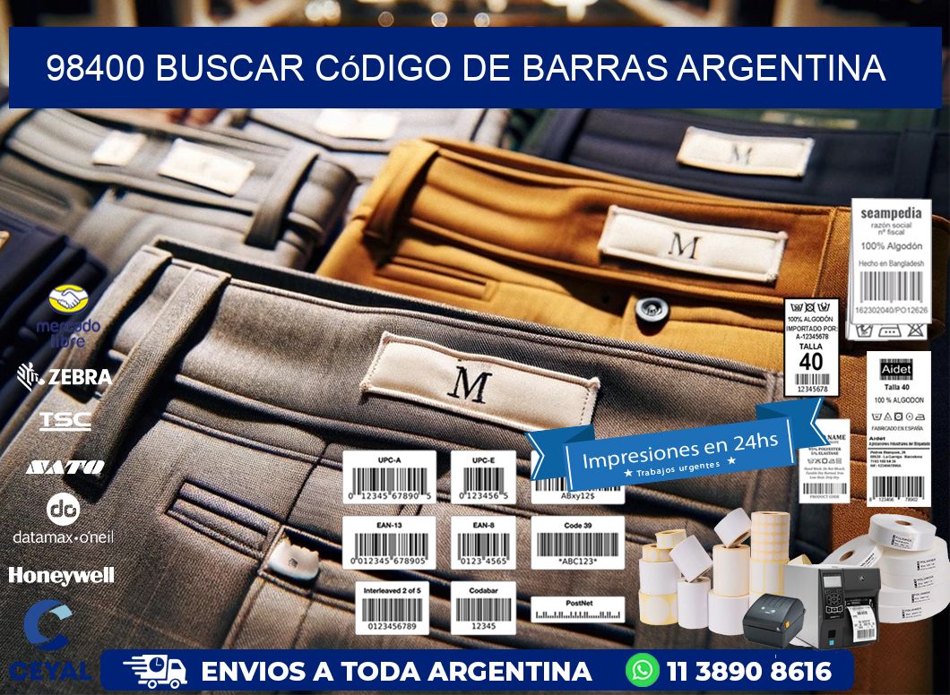 98400 Buscar código de barras Argentina