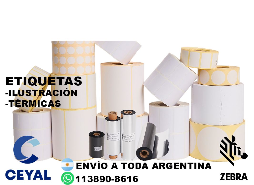 impresora zebra zd421 + 36170 etiquetas + ribbon