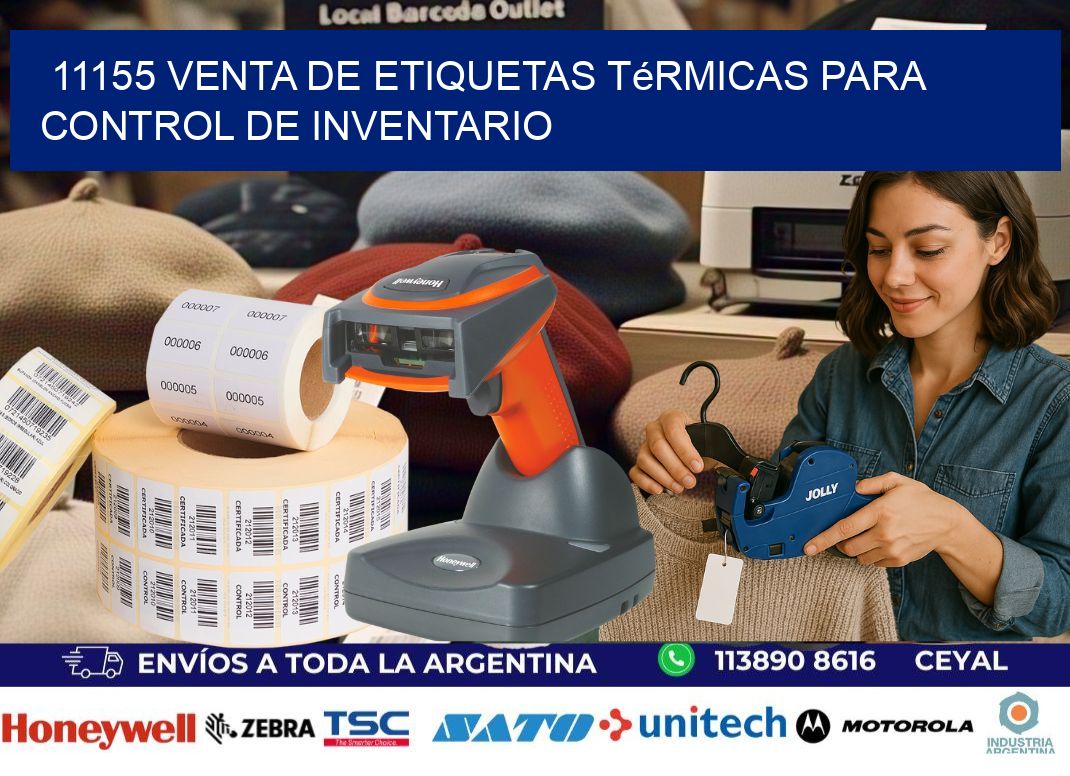 11155 venta de etiquetas térmicas para control de inventario