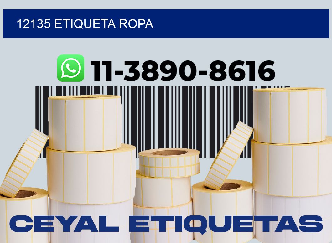 12135 etiqueta ropa