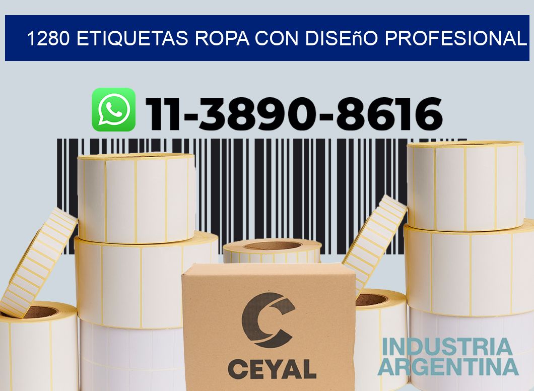 1280 Etiquetas ropa con diseño profesional