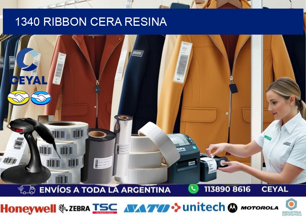 1340 ribbon cera resina