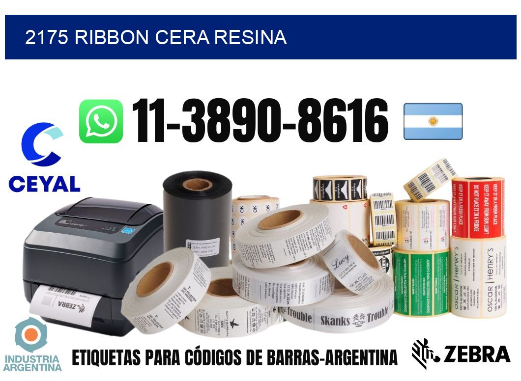 2175 ribbon cera resina